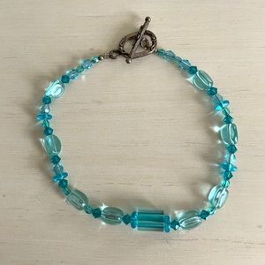 Blue Beaded Bracelet